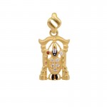 Tirupati Lord Balaji Gold Pendant